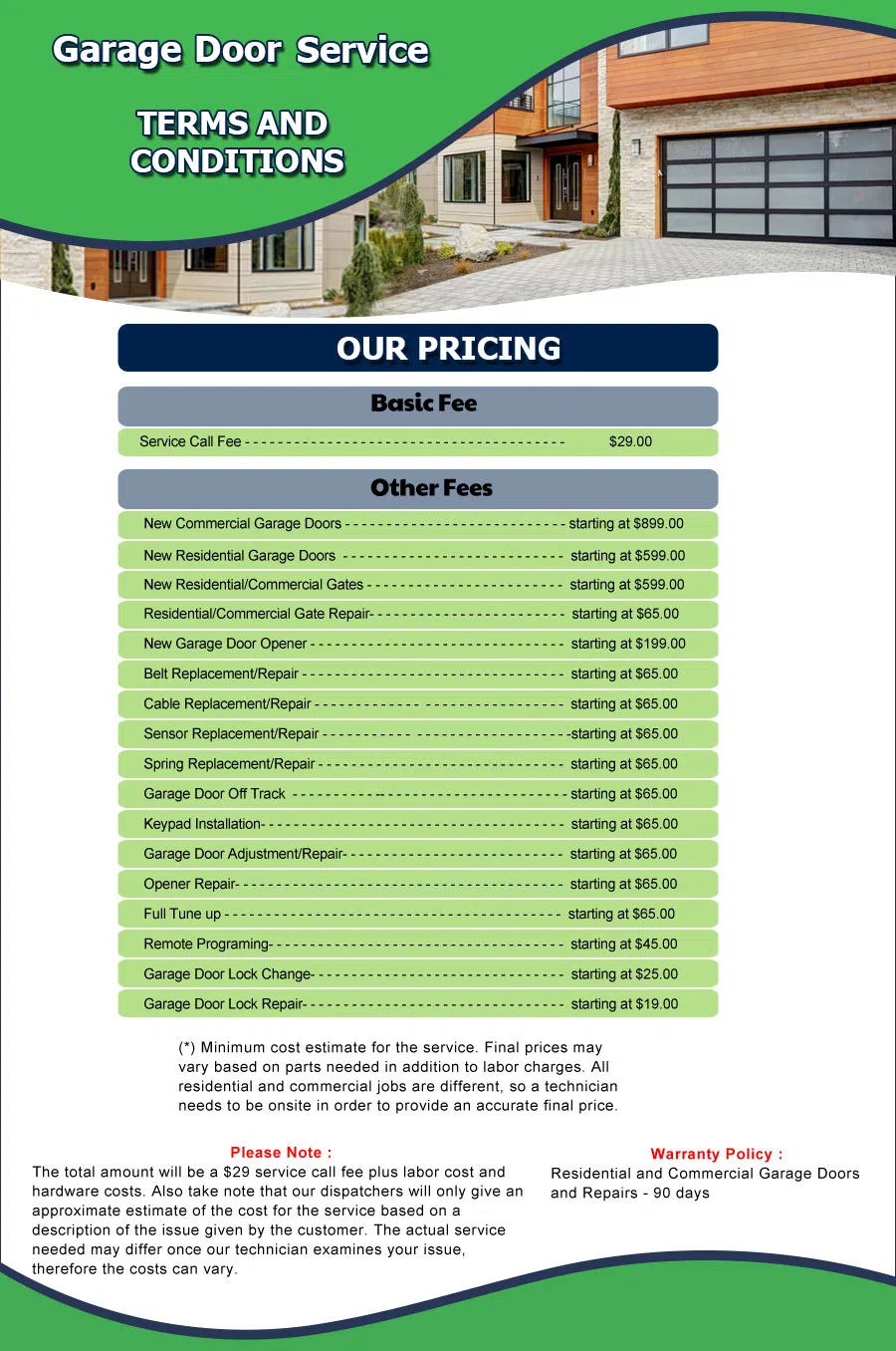 Neighborhood Garage Door Miami, FL 786-477-4344